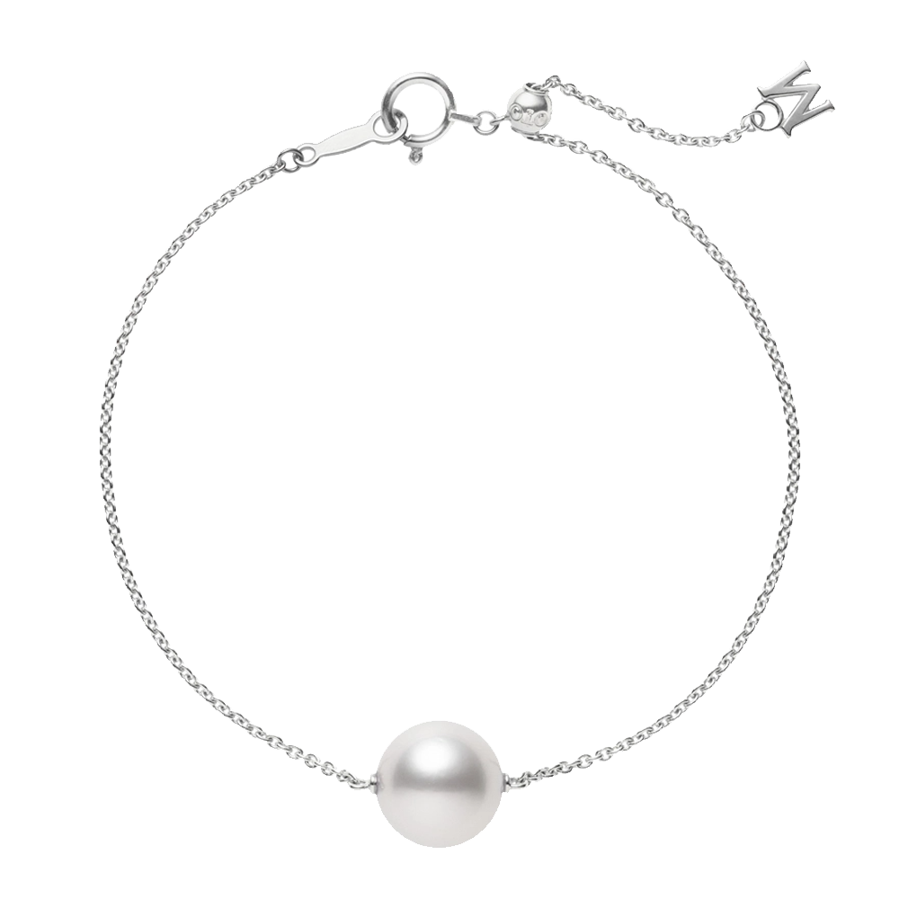 Mikimoto Pearl Chain Bracelet - White South Sea