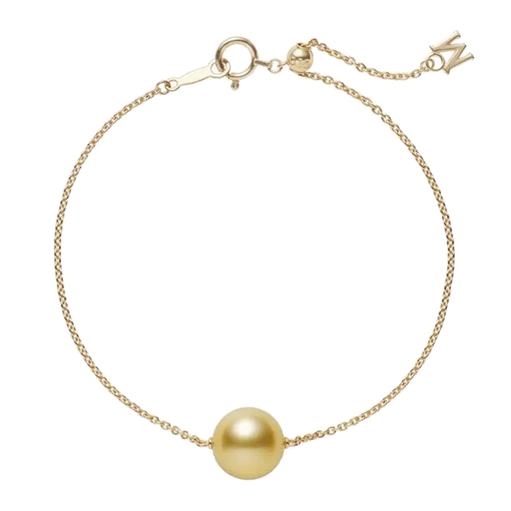 Mikimoto Pearl Chain Bracelet - Gold South Sea