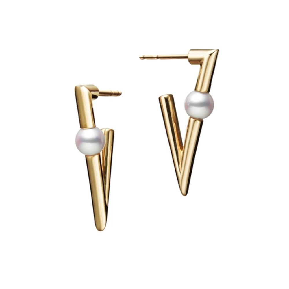 Mikimoto V Code Collection Earrings