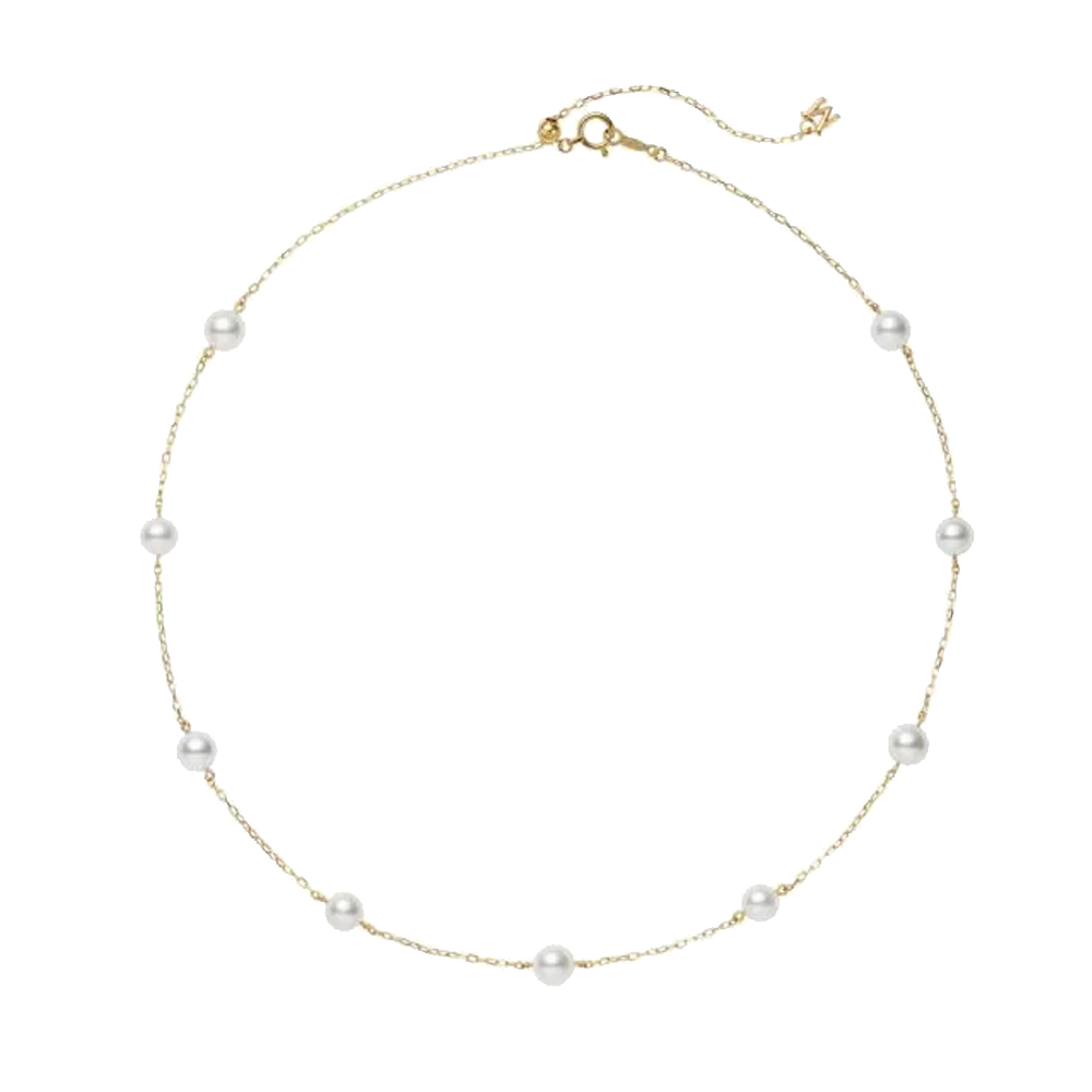 Mikimoto Pearl Chain Necklace