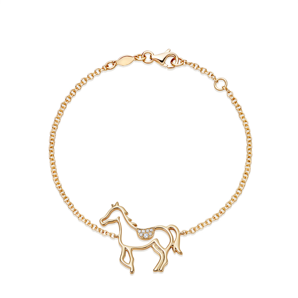 Kiki McDonough Memories Diamond Horse Bracelet