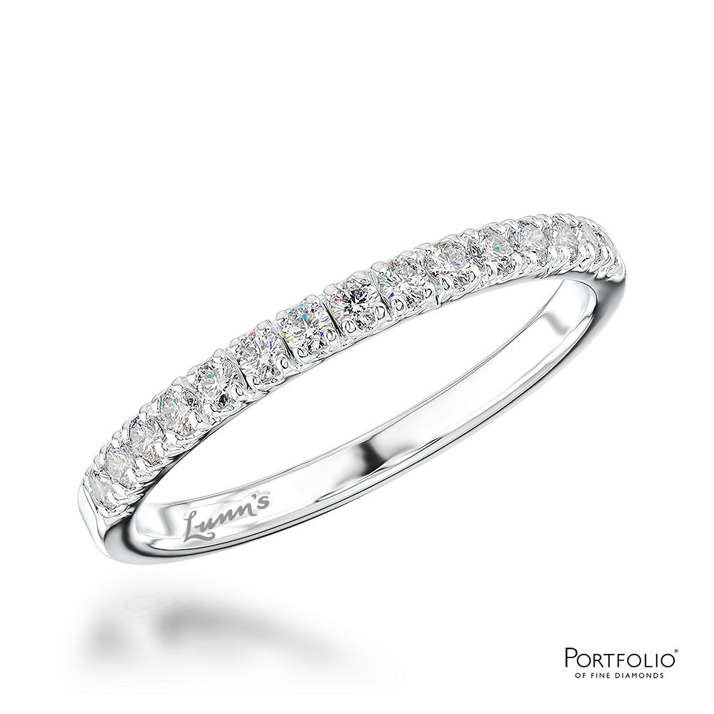 0.22ct Diamond Platinum Wedding Ring
