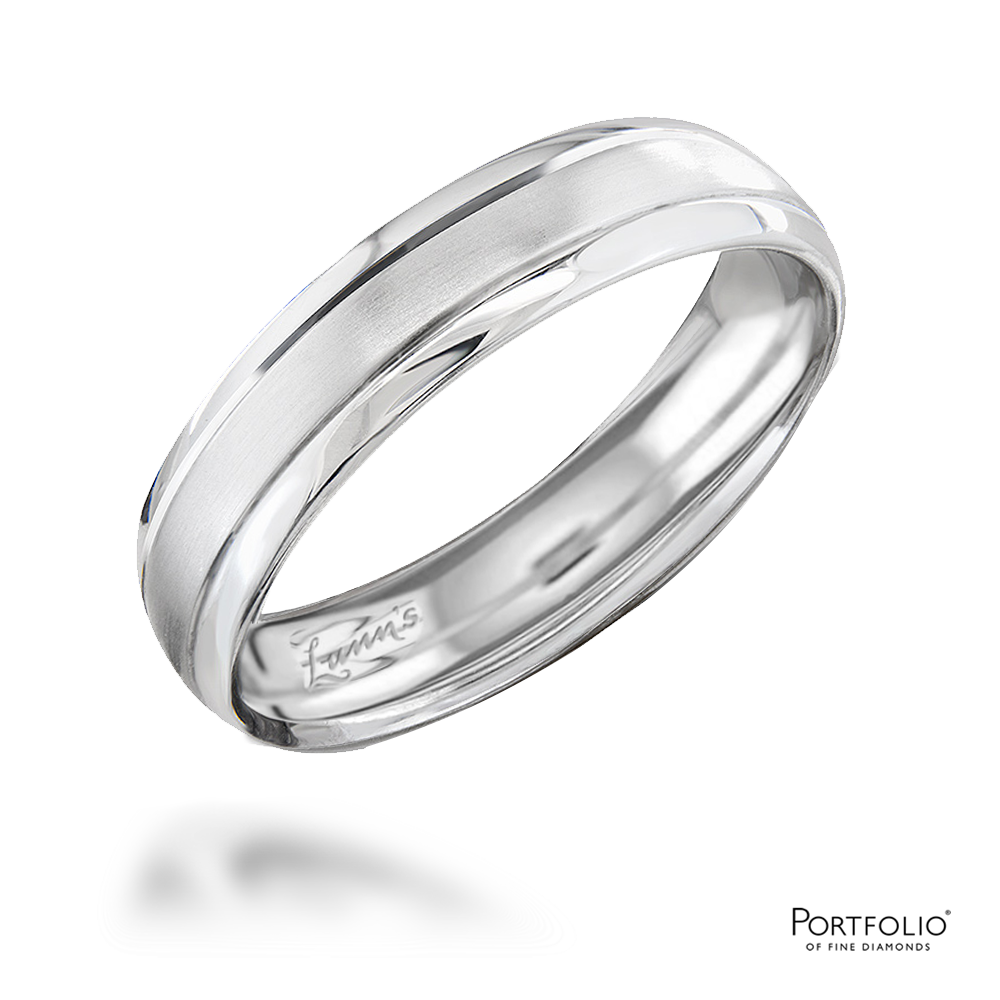 Platinum 5mm Light Court Wedding Ring – Lunn's Jewellers