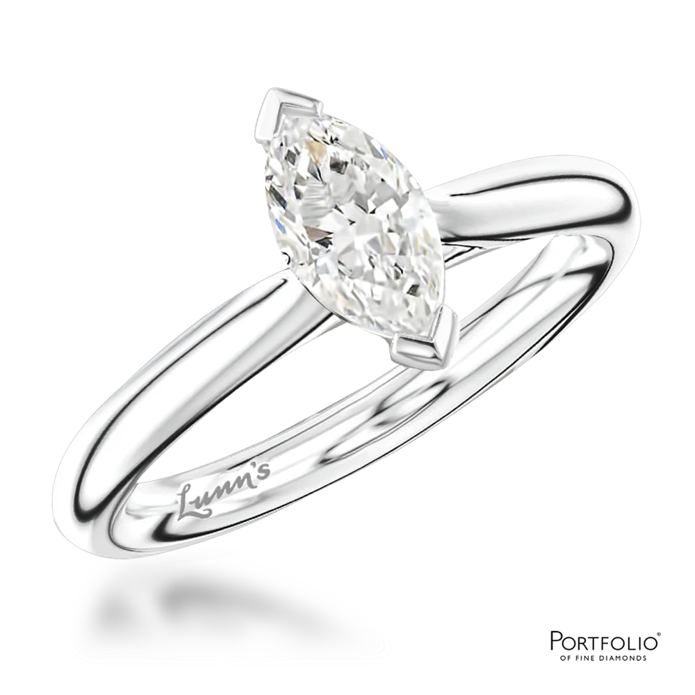 Solitaire 0.50ct VS2 Diamond Platinum Ring Lunn's Jewellers
