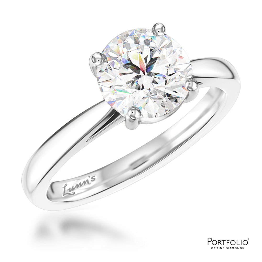 Solitaire 1.51ct G SI1 Diamond Platinum Ring Lunn's Jewellers