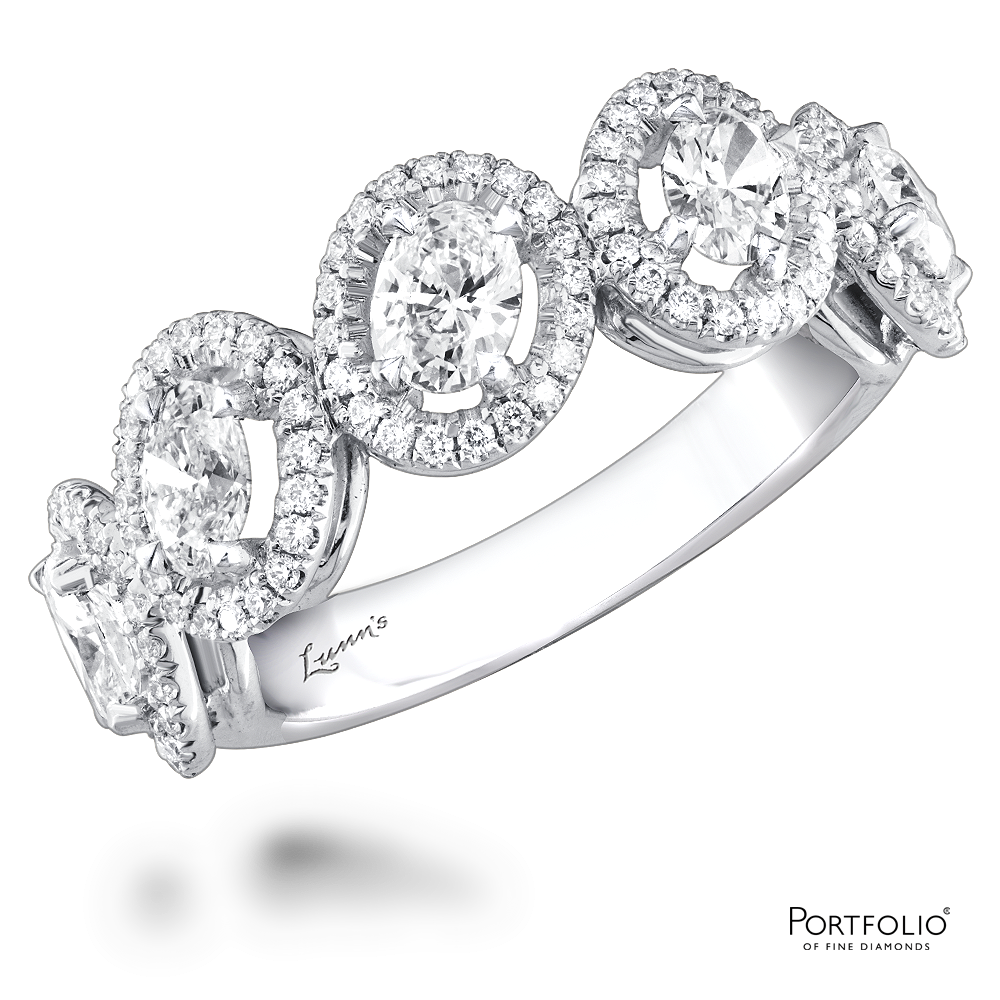 Five Stone 1.19ct E VVS1/2 Diamond Platinum Ring Lunn's Jewellers
