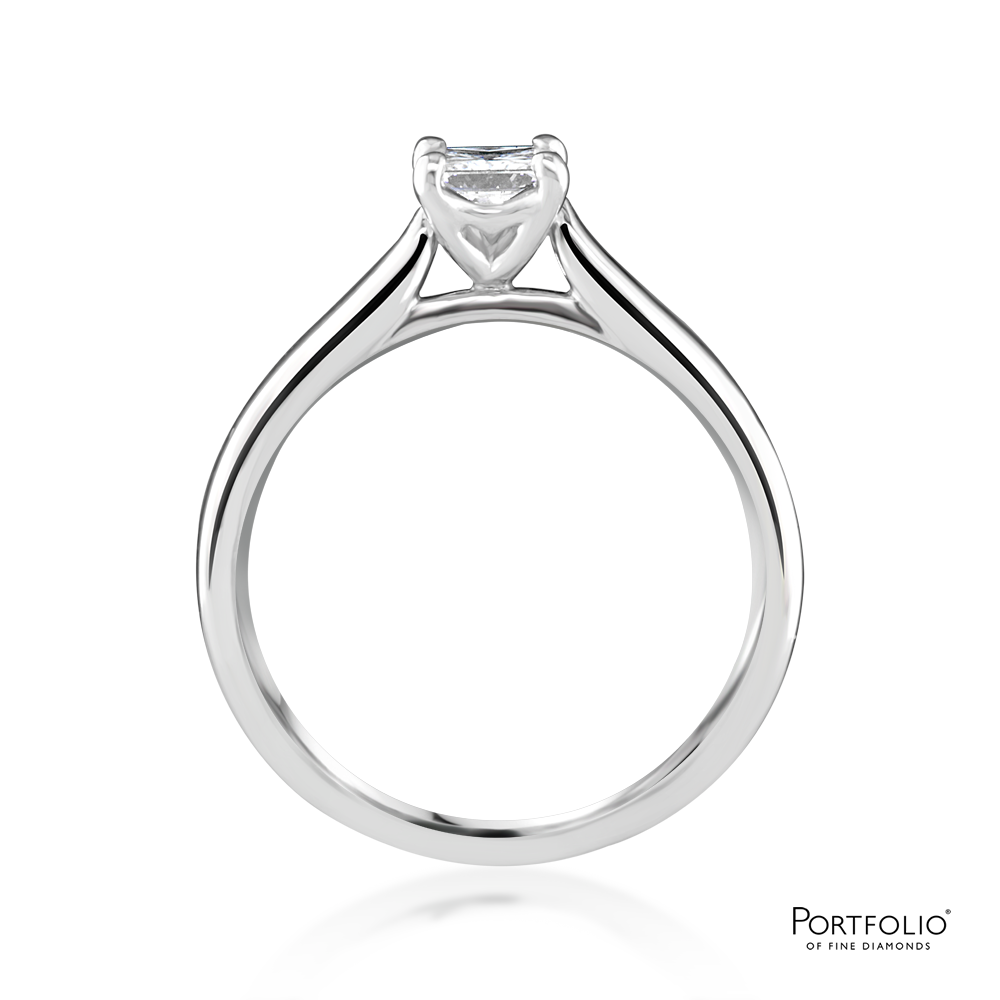 Pre-Owned Solitaire 0.40ct E VS2 Diamond Platinum Ring