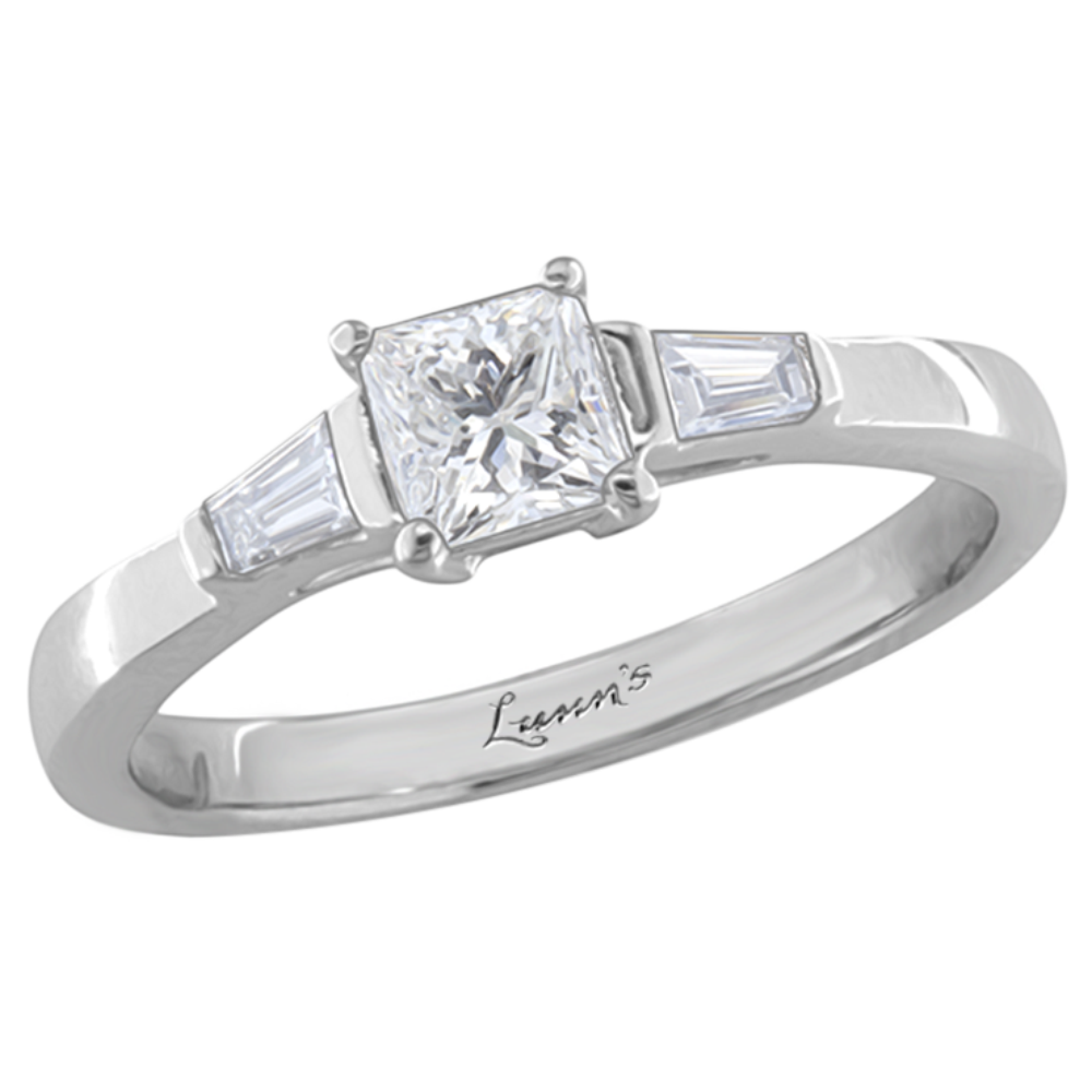 Pre-Owned Single Stone 0.51ct H SI Platinum Ring
