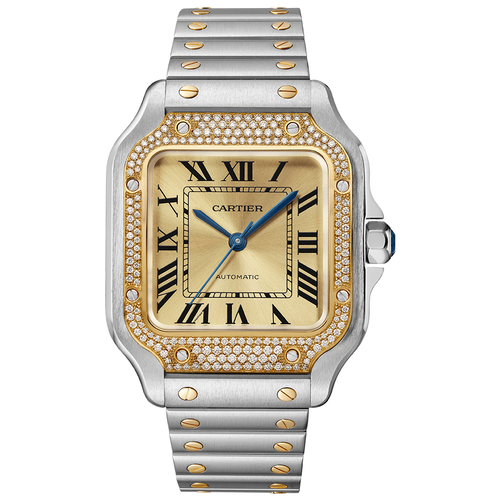 Cartier santos size online guide