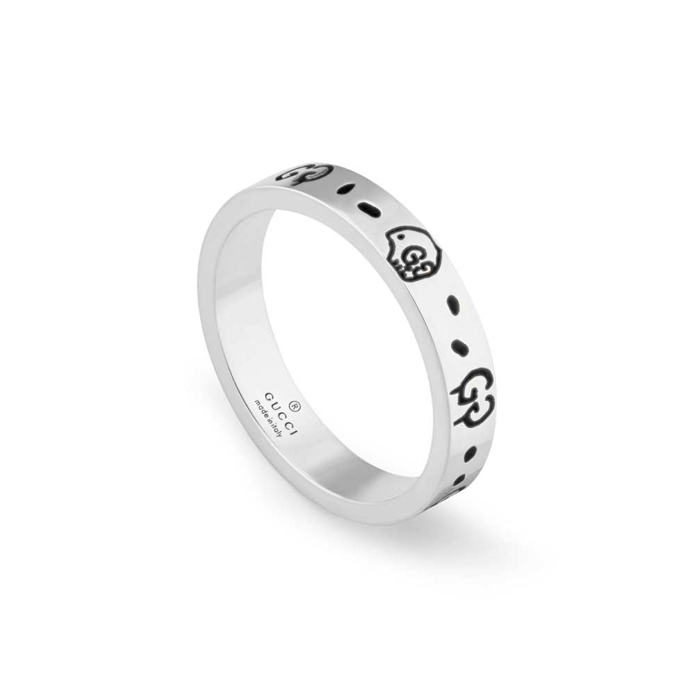 Gucci Ghost Silver Ring Size 19 Lunn s Jewellers