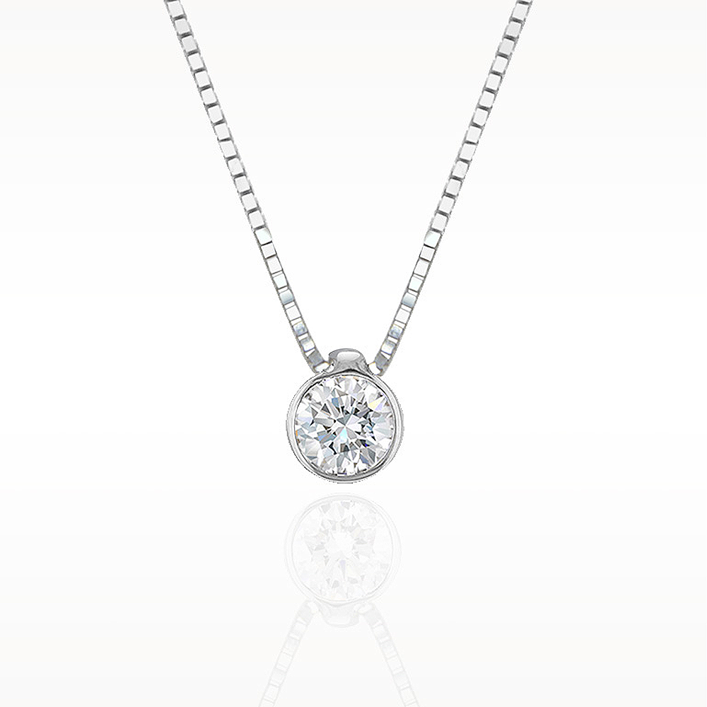 Diamond White Gold Necklace – Lunn's Jewellers