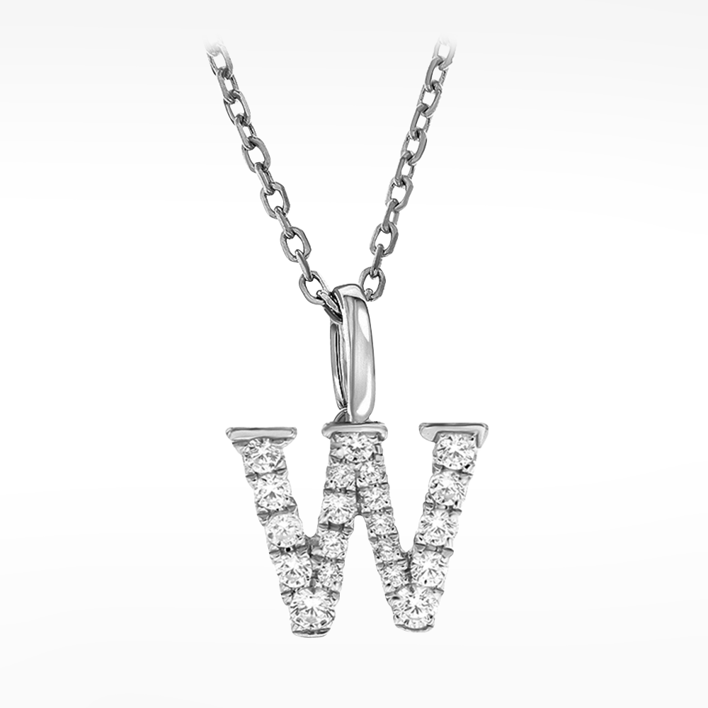 Love Letters W Necklace Lunn s Jewellers Love letters w necklace lunn s jewellers