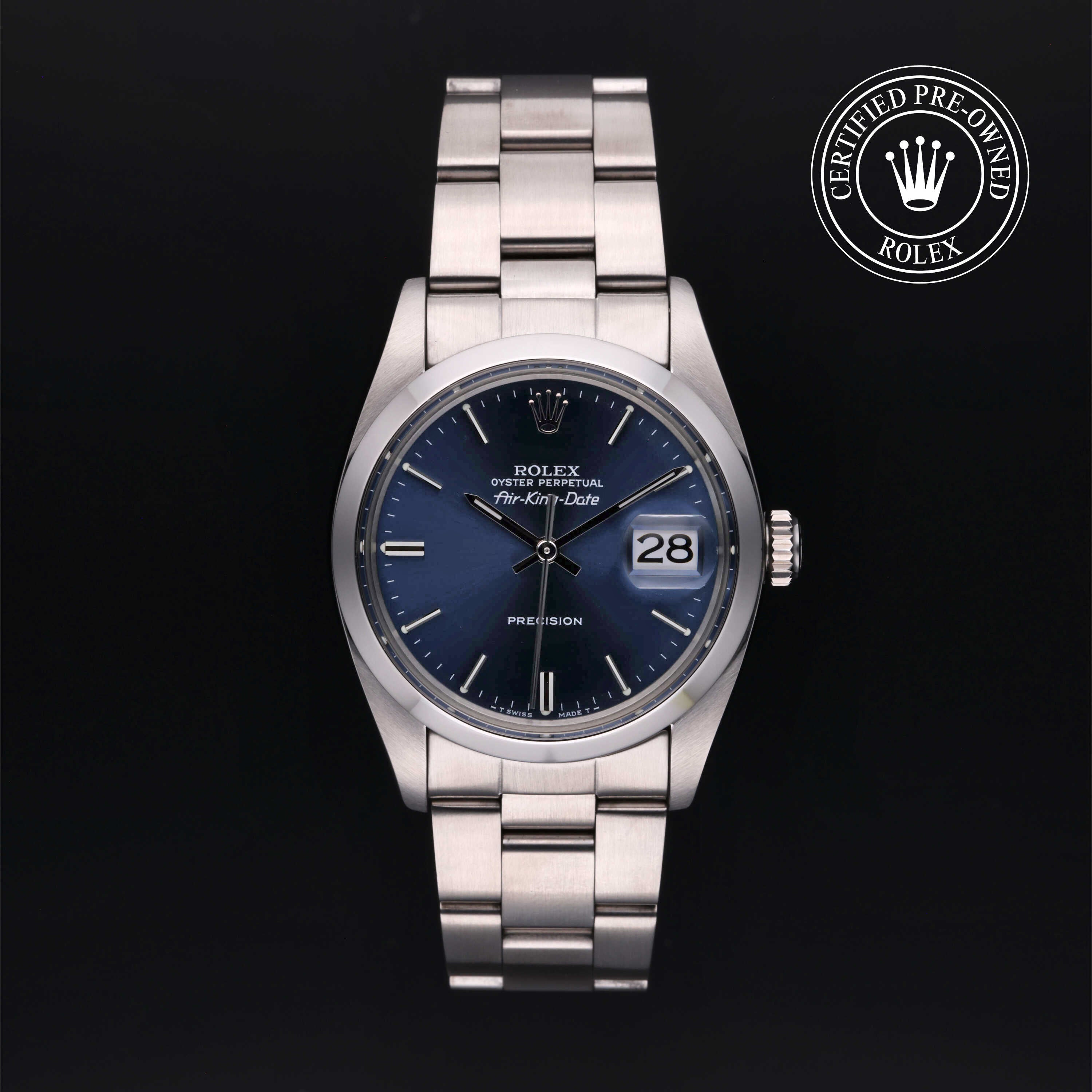 Oyster Perpetual AirKing Date Lunn's Jewellers