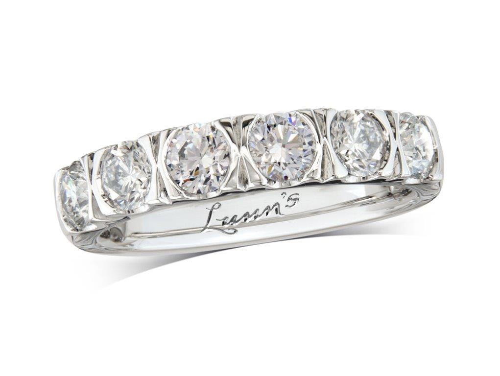 1.20ct Diamond Platinum Wedding Ring Lunn's Jewellers