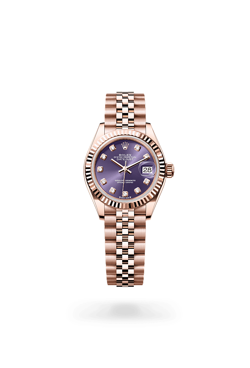 Rolex Lady Datejust 18 ct Everose gold M279175 0020 Lunn s Jewellers