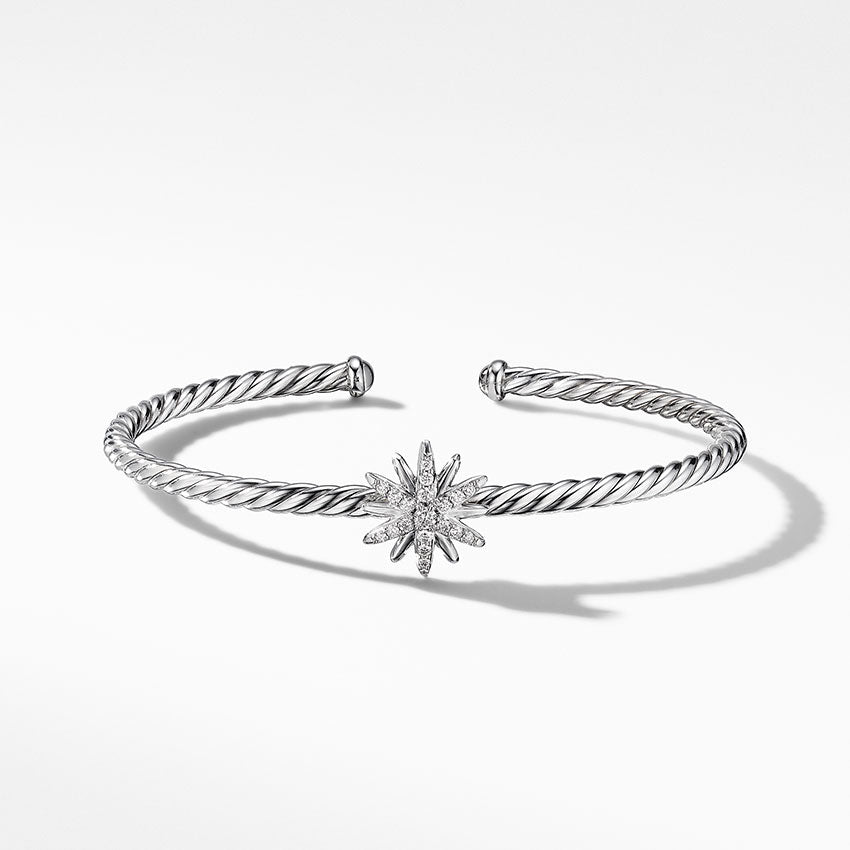 David Yurman Starburst Centre Station Bracelet with Pavé Diamonds