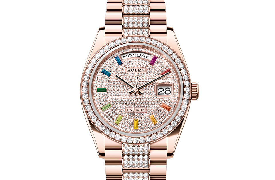 Rolex rainbow clearance day date