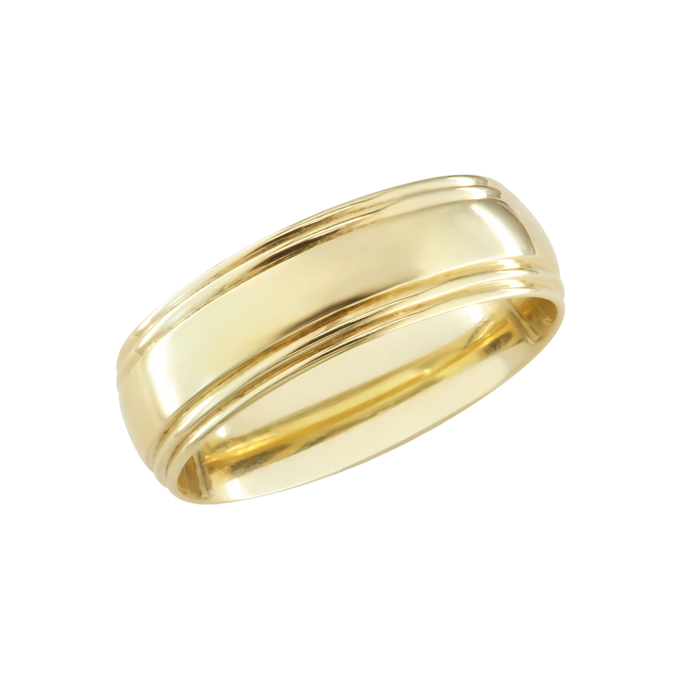 Yellow Gold 7mm Wedding Ring