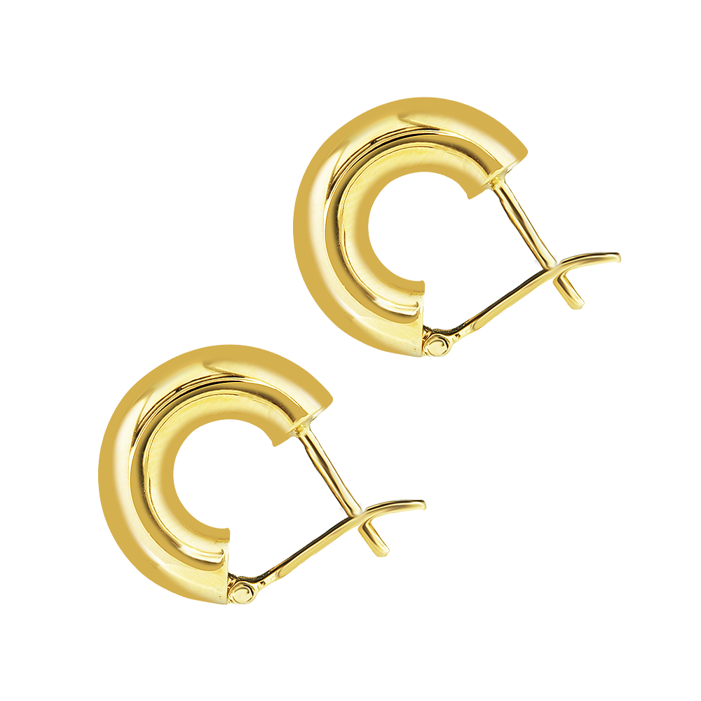 9ct Yellow Gold Hoop Earrings