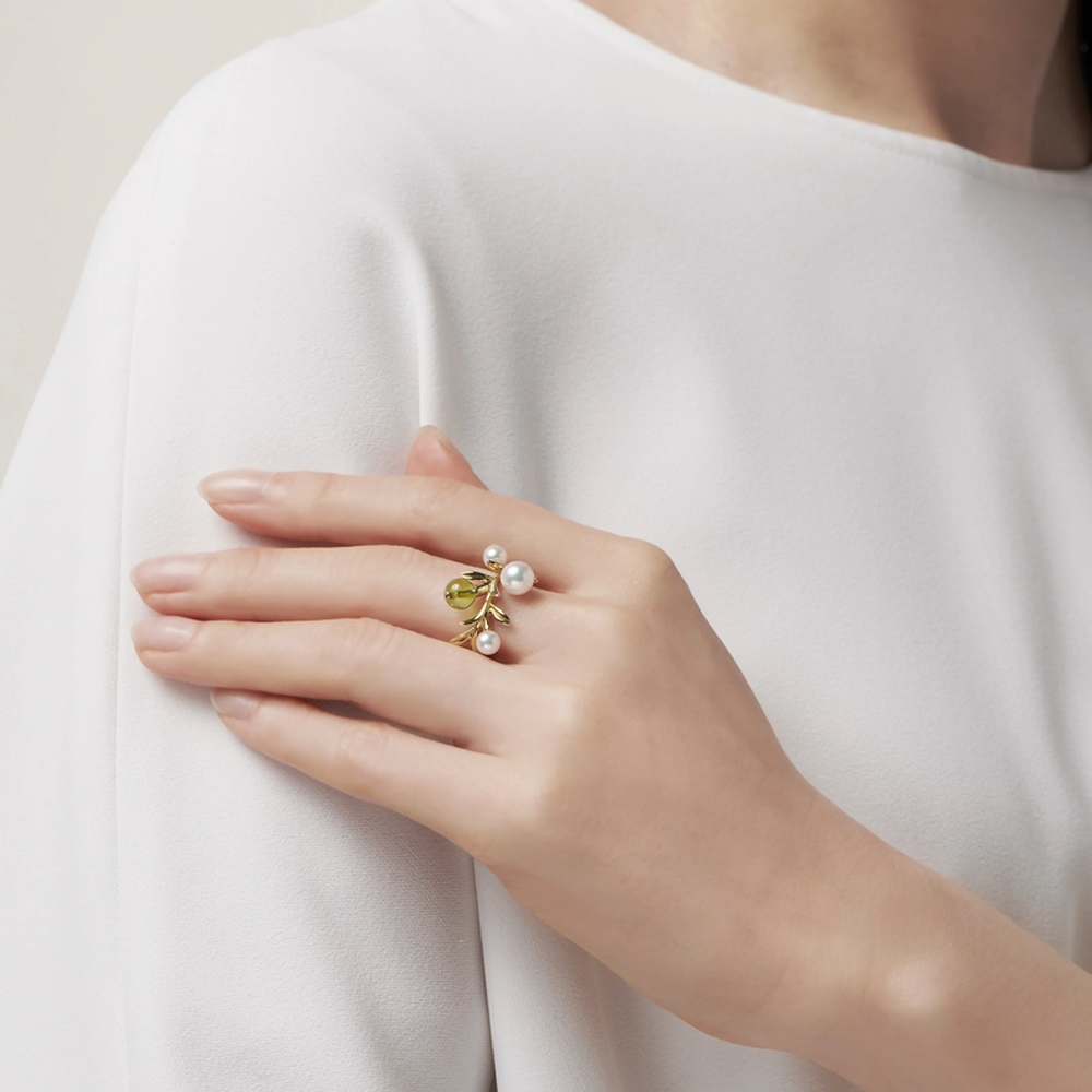 Mikimoto Olive Ring