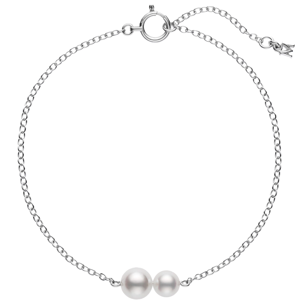 Mikimoto Pearl Chain Bracelet