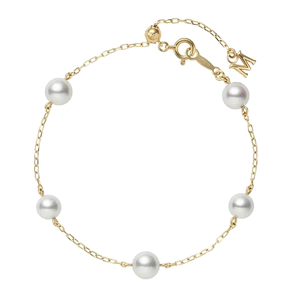 Mikimoto Pearl Chain Bracelet