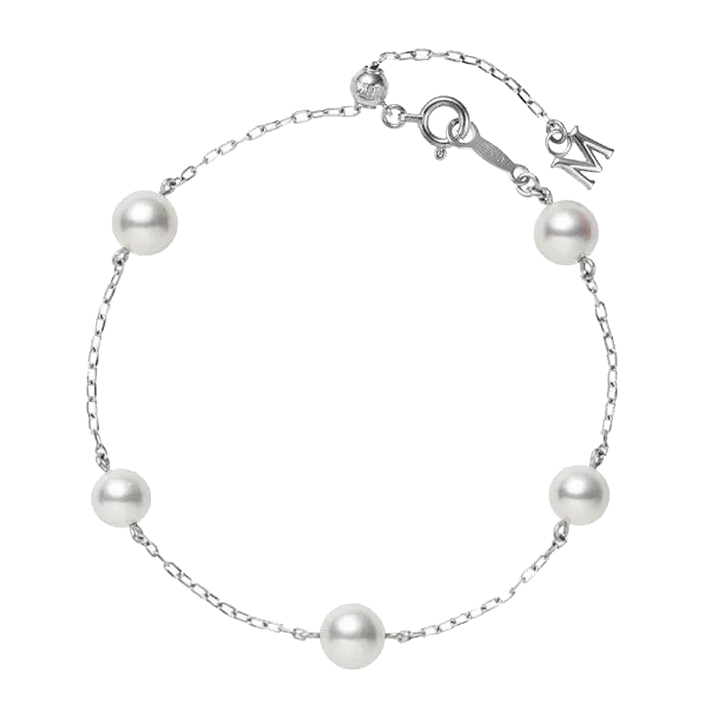 Mikimoto Pearl Chain Bracelet