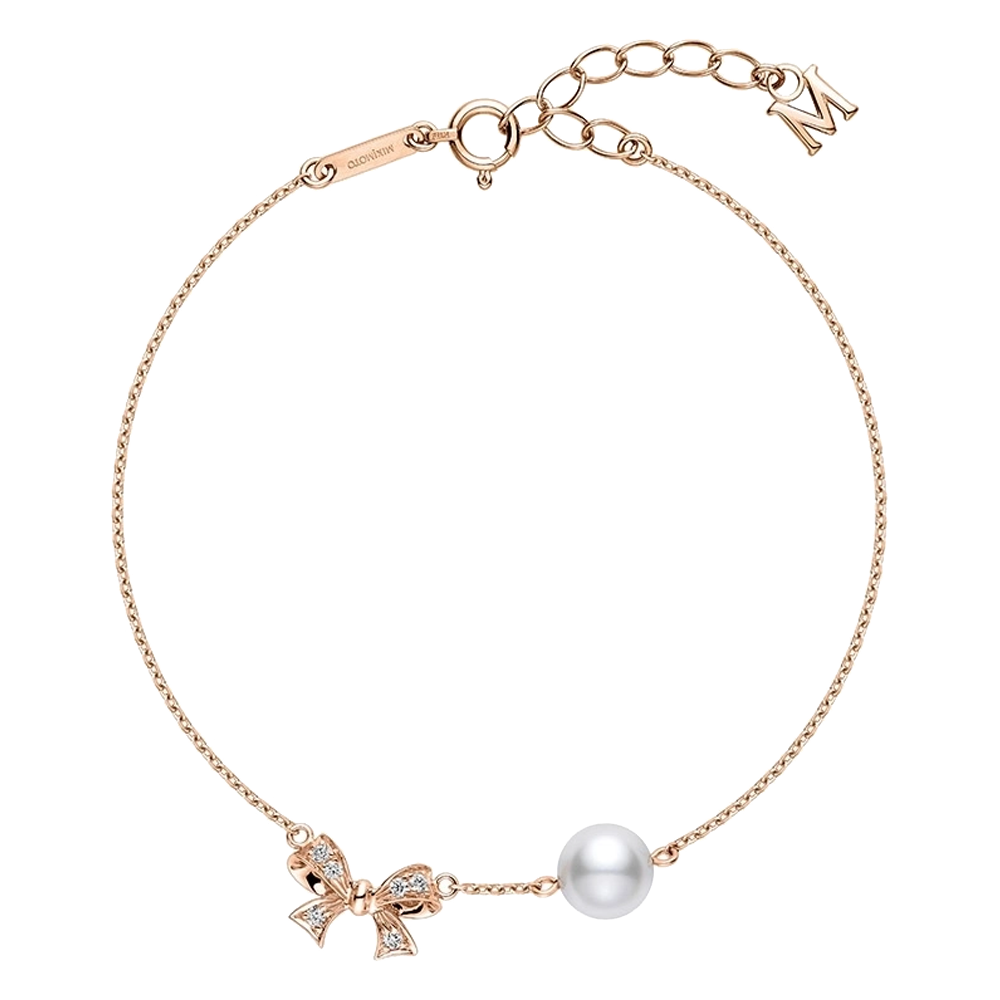 Mikimoto Pearl Bow Bracelet