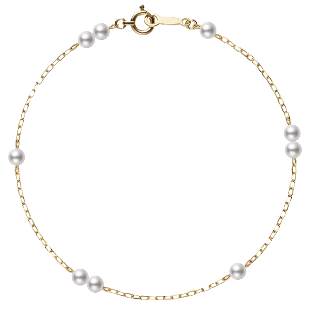 Mikimoto Pearl Chain Bracelet