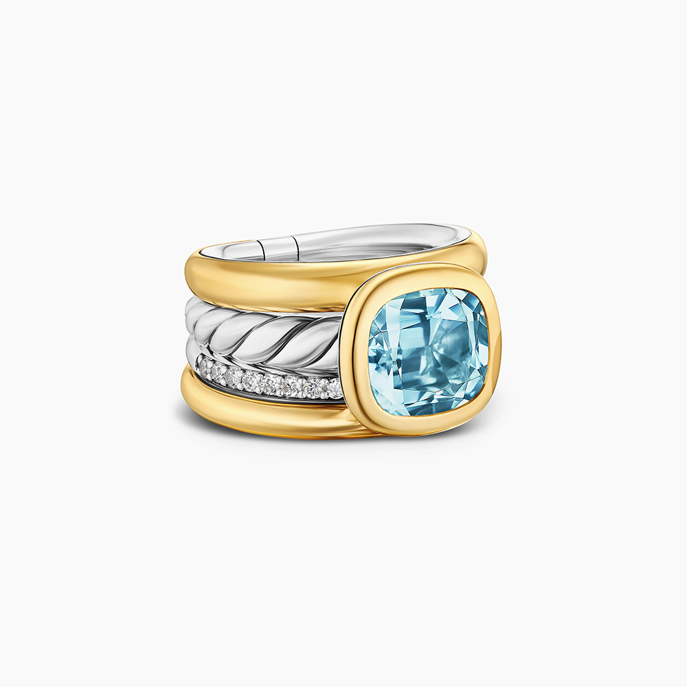 David Yurman Mercer® Four Row Stone Ring