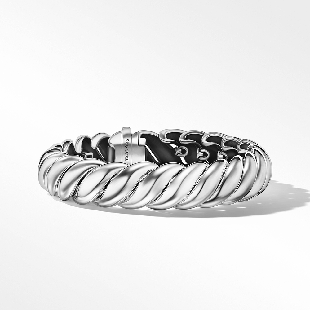 David Yurman Sculpted Cable Bracelet in Sterling Silver