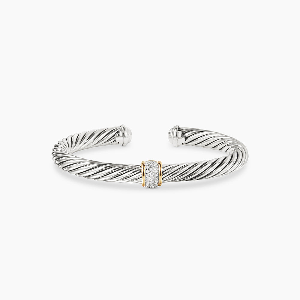 David Yurman Classic Cable Station Bangle