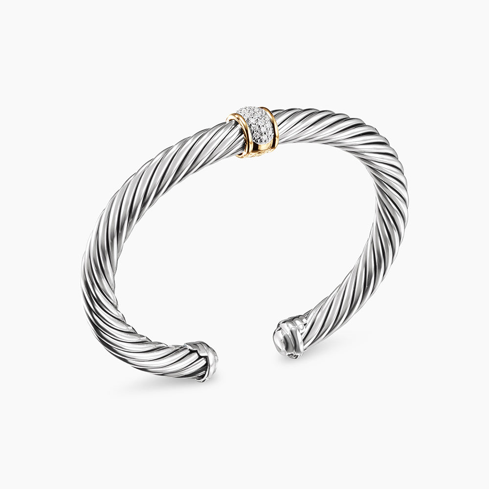 David Yurman Classic Cable Station Bangle