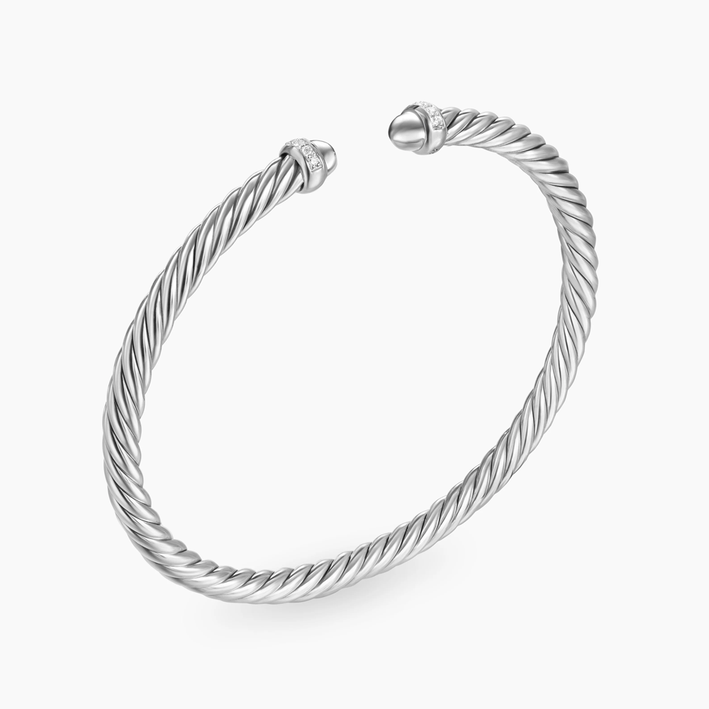 David Yurman Cablespira ® Flex Bracelet with Diamonds