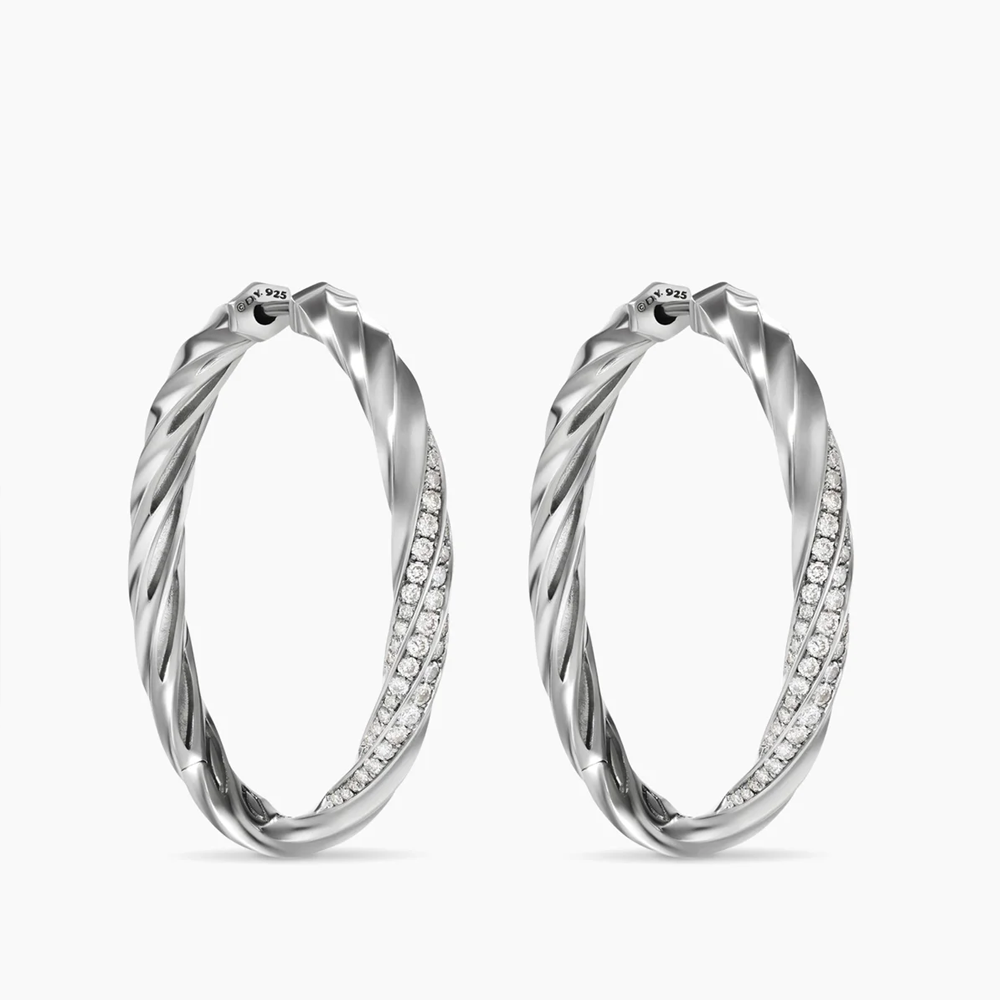 David Yurman Cable Edge® Hoop Earrings