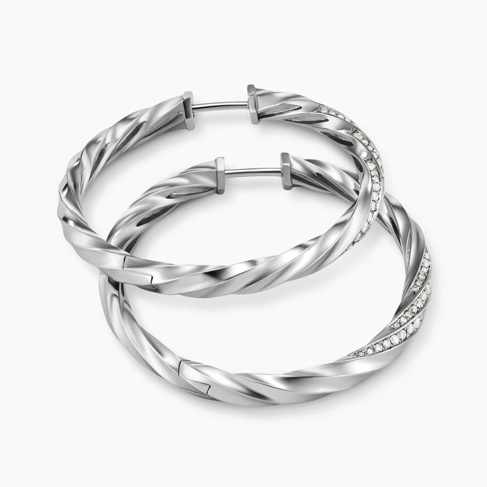 David Yurman Cable Edge® Hoop Earrings