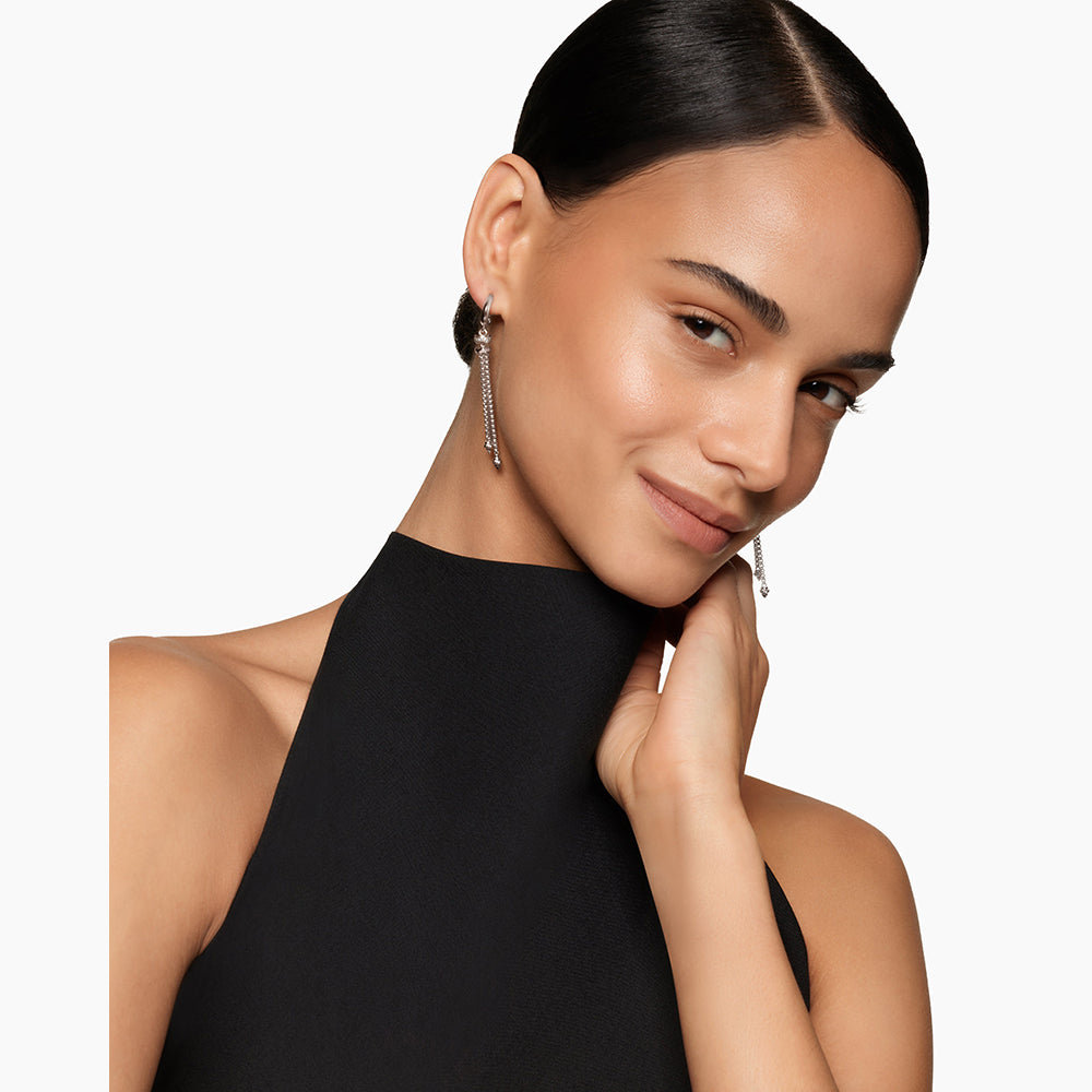 David Yurman Stax Zig Zag Chain Drop Earrings