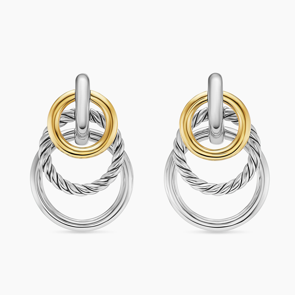 DY Mercer® Triple Ring Drop Earrings