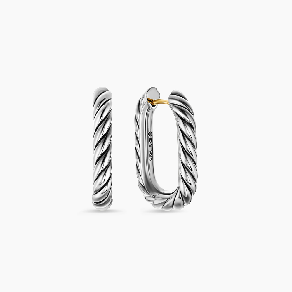 DY Madison® Cable Hoop Earrings