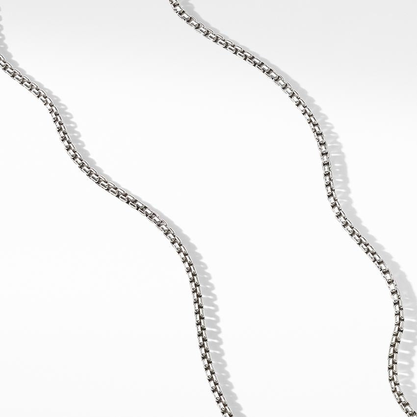 David Yurman Small Box Chain Necklace with an Accent of 14ct Gold