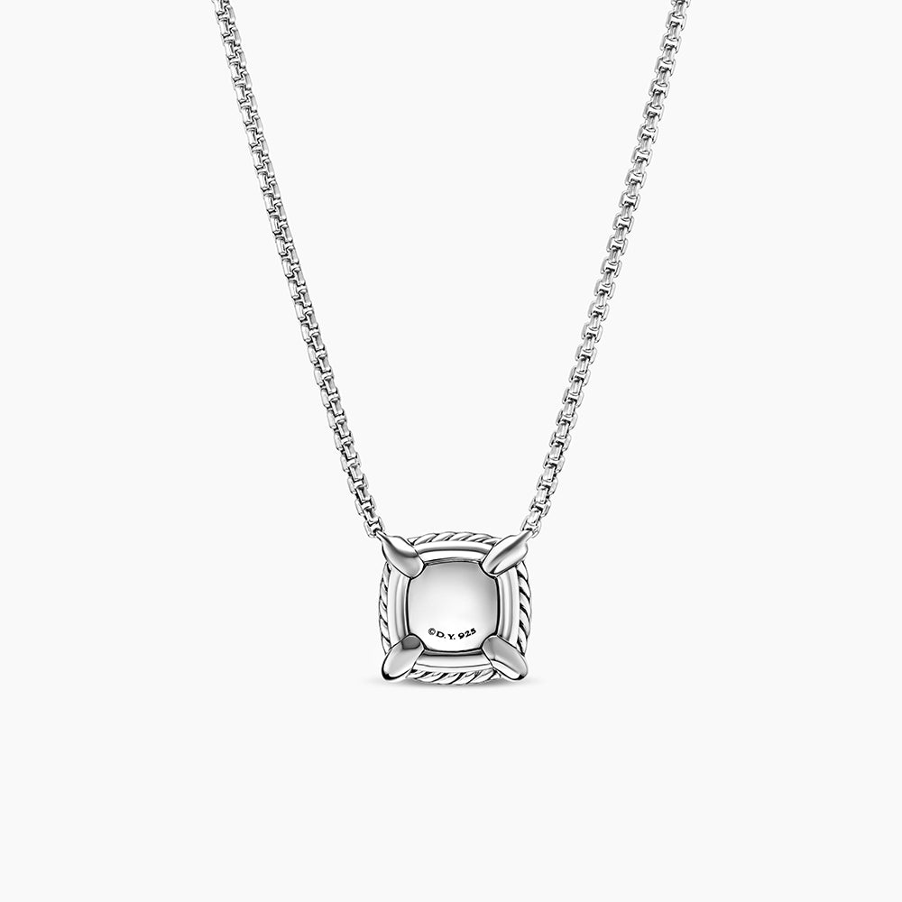 David Yurman Petite Chatelaine® Pavé Bezel Pendant Necklace