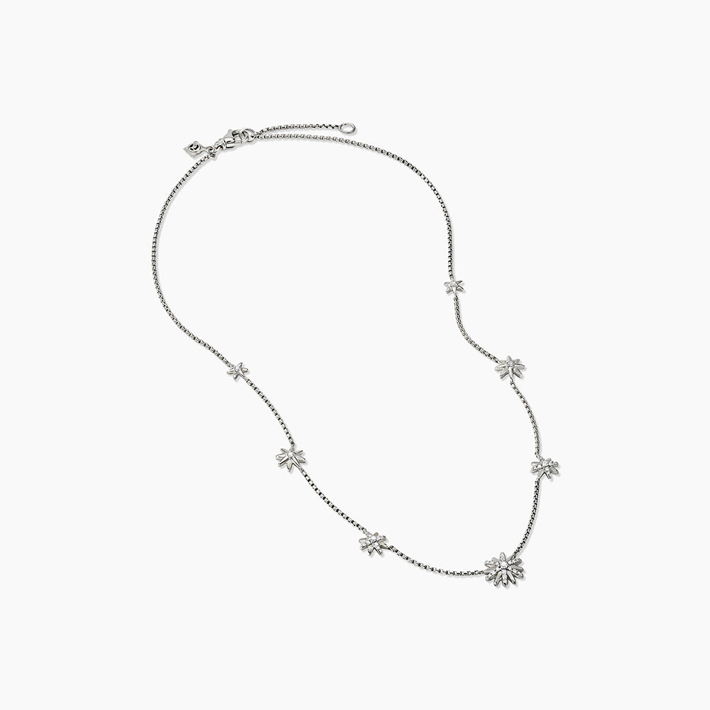 David Yurman Starburst Station Chain Necklace