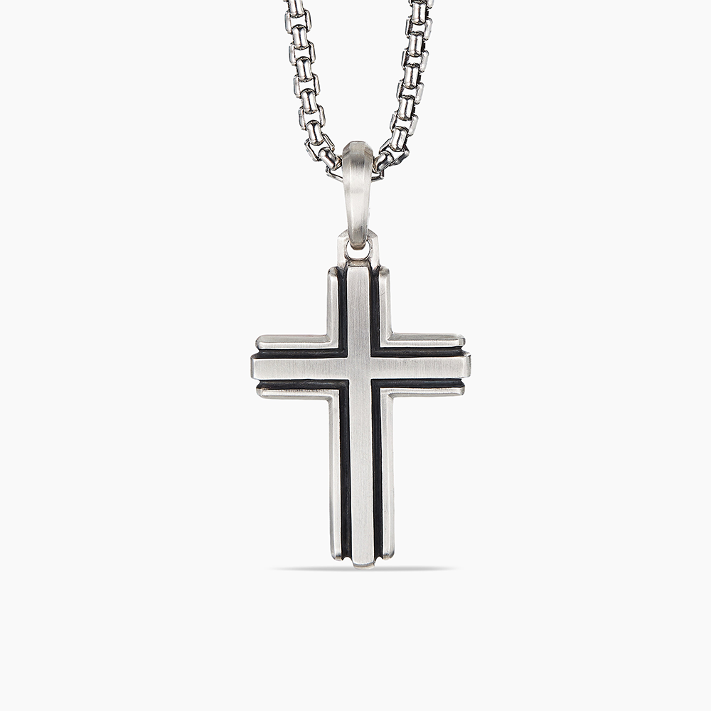 David Yurman Deco Cross Pendant