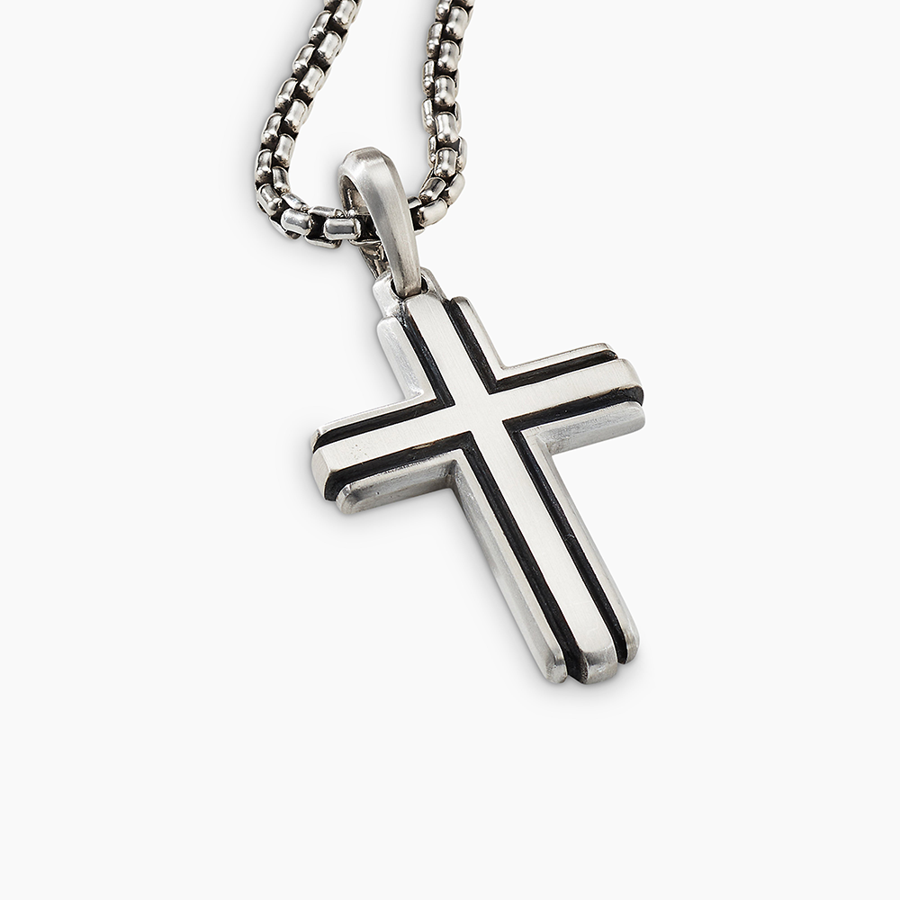 David Yurman Deco Cross Pendant