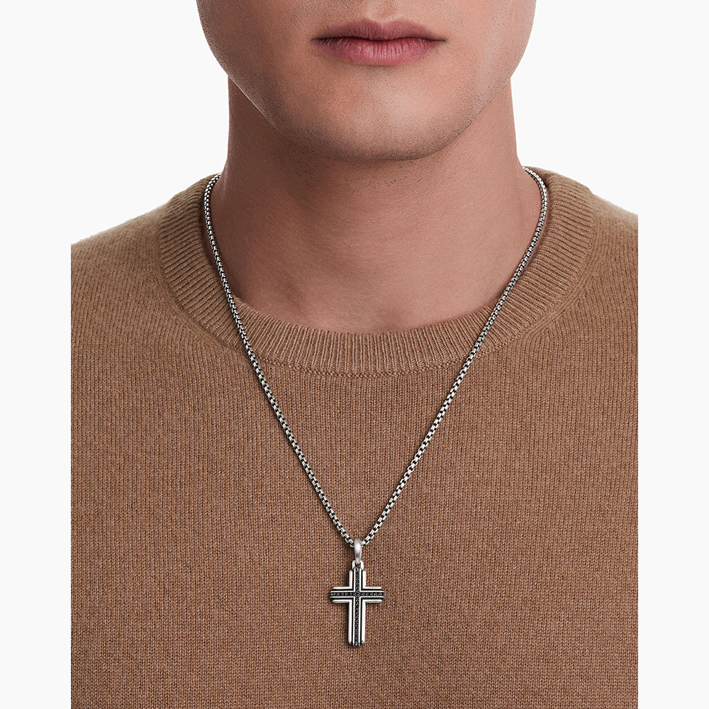 David Yurman Deco Cross Pendant