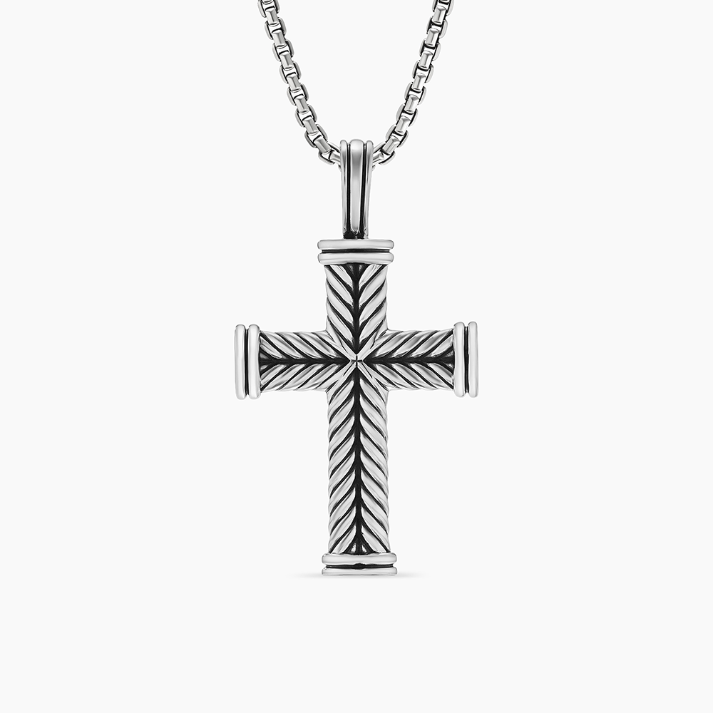 David Yurman Chevron Cross Pendant