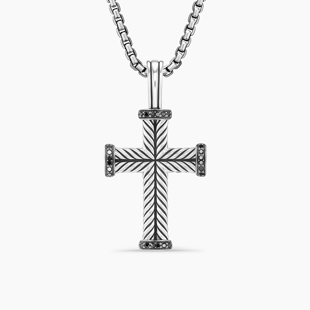 David Yurman Chevron Cross Pendant