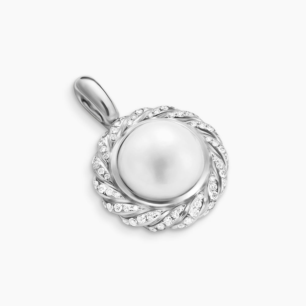 David Yurman Pearl Classics Cable Halo Amulet