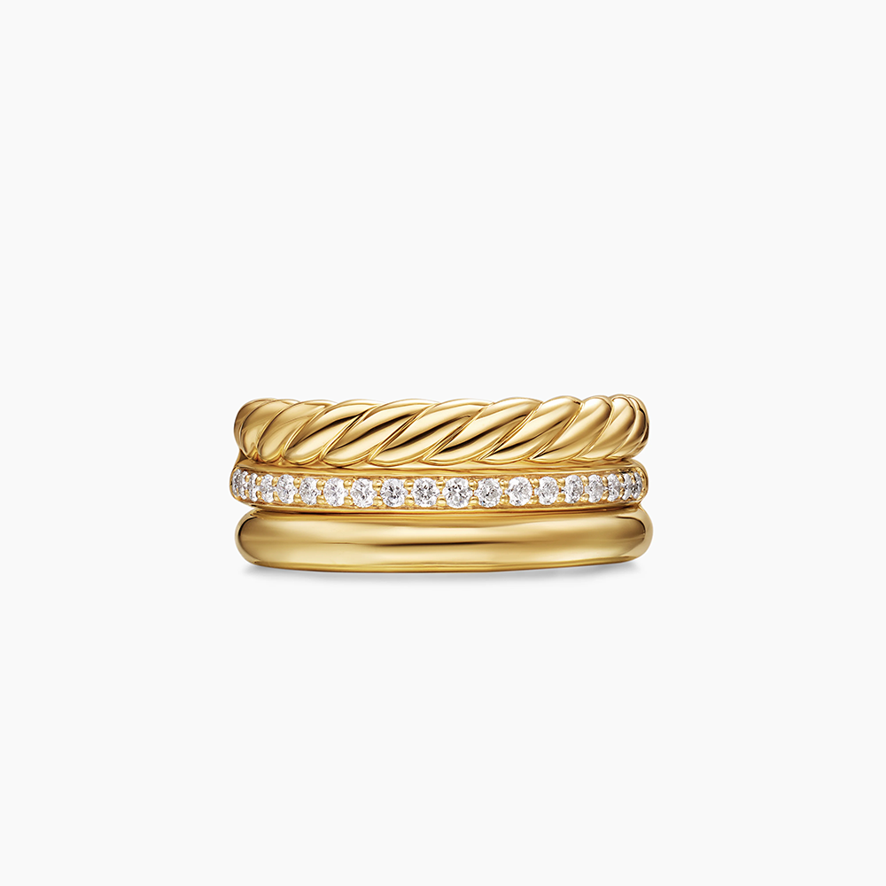 David Yurman Mercer® Three Row Ring