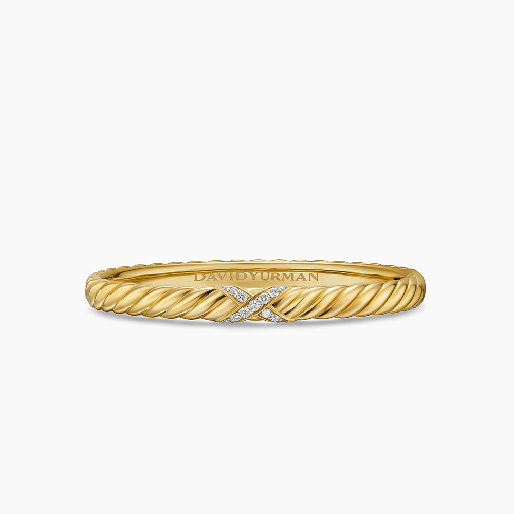 David Yurman Sculpted Cable X Center Station Bracelet